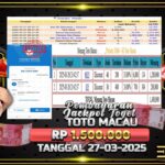BUKTI JACKPOT TOGEL TOTO MACAU TERPERCAYA DI INDONESIA TGL 27-03-2025