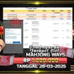 BUKTI JACKPOT SLOT MAHJONG WAYS TERPERCAYA DI INDONESIA TGL 28-03-2025