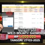BUKTI JACKPOT SLOT WILD BOUNTY SHODOWN TERPERCAYA DI INDONESIA TGL 27-03-2025