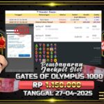BUKTI JACKPOT SLOT GATES OF OLYMPUS 1000 TERPERCAYA DI INDONESIA TGL 27-04-2025