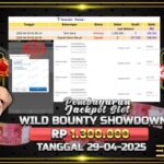 BUKTI JACKPOT SLOT WILD BOUNTY SHOWDOWN TERPERCAYA DI INDONESIA TGL 29-04-2025
