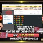 BUKTI JACKPOT SLOT GATES OF OLYMPUS 1.000 TERPERCAYA DI INDONESIA TGL 02-05-2025