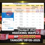 BUKTI JACKPOT SLOT MAHJONG WAYS TERPERCAYA DI INDONESIA TGL 09-05-2025