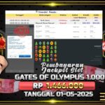 BUKTI JACKPOT SLOT GATES OF OLYMPUS 1.000 TERPERCAYA DI INDONESIA TGL 01-05-2025