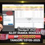 BUKTI JACKPOT SLOT MANIA ROULLET TERPERCAYA DI INDONESIA TGL 03-05-2025