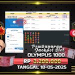 BUKTI JACKPOT SLOT GATES OF OLYMPUS 1000 TERPERCAYA DI INDONESIA TGL 18-05-2025