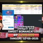 BUKTI JACKPOT SLOT SWEET BONANZA 1.000 TERPERCAYA DI INDONESIA TGL 02-05-2025