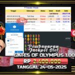 BUKTI JACKPOT SLOT GATES OF OLYMPUS 1.000 TERPERCAYA DI INDONESIA TGL 24-05-2025