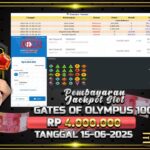 BUKTI JACKPOT SLOT GATES OF OLYMPUS 1000 TERPERCAYA DI INDONESIA TGL 15-06-2025