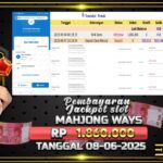 BUKTI JACKPOT SLOT MAHJONG WAYS TERPERCAYA DI INDONESIA TGL 08-06-2025
