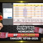 BUKTI JACKPOT TOGEL HONGKONG LOTTO TERPERCAYA DI INDONESIA TGL 08-06-2025