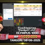 BUKTI JACKPOT SLOT GATES OF OLYMPUS 1000 TERPERCAYA DI INDONESIA TGL 08-06-2025