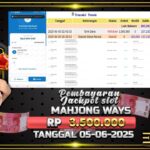 BUKTI JACKPOT SLOT MAHJONG WAYS  TERPERCAYA DI INDONESIA TGL 05-06-2025